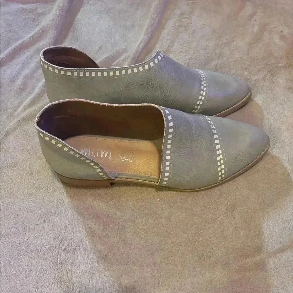 MI.IM SIDE CUTOUT SLIP-ON ANKLE BOOTIE‎ MINT GREY